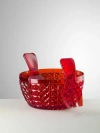 Mario Luca Giusti Churchill Salad Bowl In Red