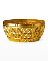 Mario Luca Giusti Churchill Snack And Cereal Bowl In Gold