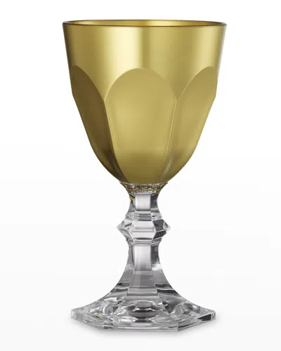 Mario Luca Giusti Dolce Vita Wine Glasses, Set Of 6 In Gold