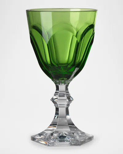 Mario Luca Giusti Dolce Vita Wine Glasses, Set Of 6 In Green