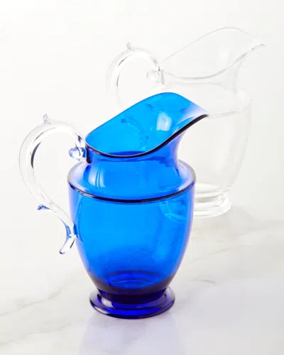 Mario Luca Giusti Federica Acrylic Pitcher In Blue