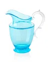 Mario Luca Giusti Federica Acrylic Pitcher In Turquoise