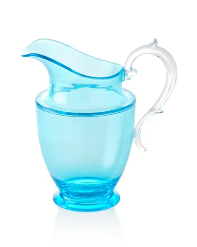 Mario Luca Giusti Federica Acrylic Pitcher In Blue