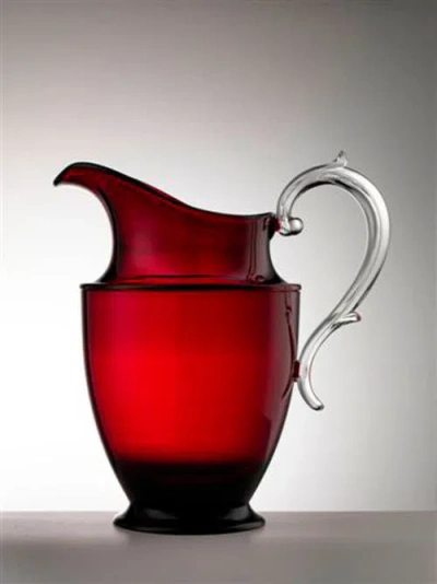 Mario Luca Giusti Federica Acrylic Pitcher, Red