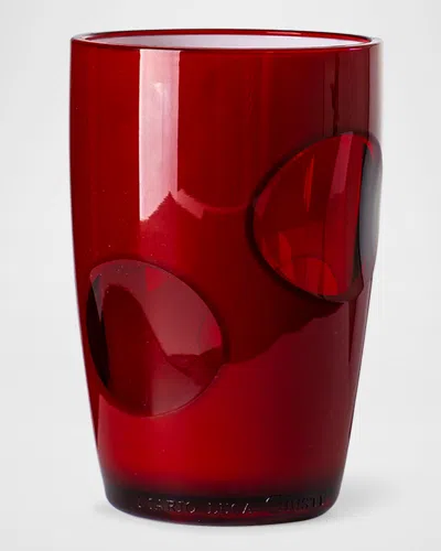 Mario Luca Giusti Fisheye Highball In Red