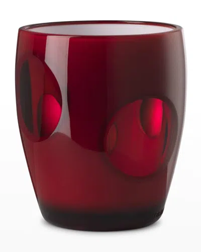 Mario Luca Giusti Fisheye Tumblers, Set Of 6 In Red