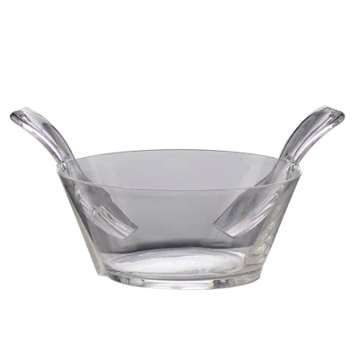 Mario Luca Giusti Fulmine Salad Bowl With Servers In Clear