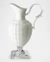 Mario Luca Giusti Acrylic Imperial Pitcher In White