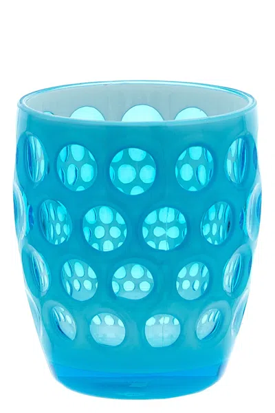 Mario Luca Giusti 'lente Basso' Water Glass 400 ml In Blue