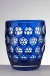 Mario Luca Giusti Set Of 6 Lente Acrylic Glasses In Royal Blue