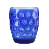 Mario Luca Giusti Lente Tumbler Set Of 6 In Blue/white