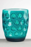 Mario Luca Giusti Acrylic Lente Acrylic Tumbler, Set Of 6 In Turquoise/white