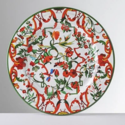 Mario Luca Giusti Lillybet Dinner Plate In Multi