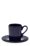 Mario Luca Giusti 'lucilla' Coffee Cup And Saucer In Blue