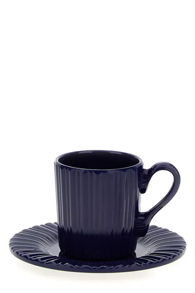 Mario Luca Giusti 'lucilla' Coffee Cup And Saucer In Blue