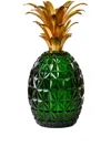 Mario Luca Giusti Melissa Acrylic Cutlery Holder In Green