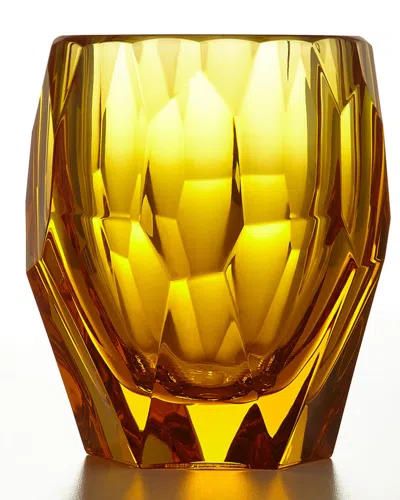 Mario Luca Giusti Milly Large Acrylic Tumblers, Set Of 6 In Amber