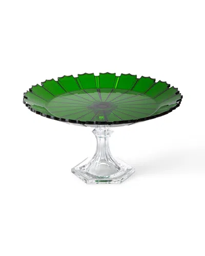 Mario Luca Giusti Ninfea Cake Plate In Green