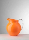 Mario Luca Giusti Palla Fluorescent Acrylic Pitcher, Orange In Orange