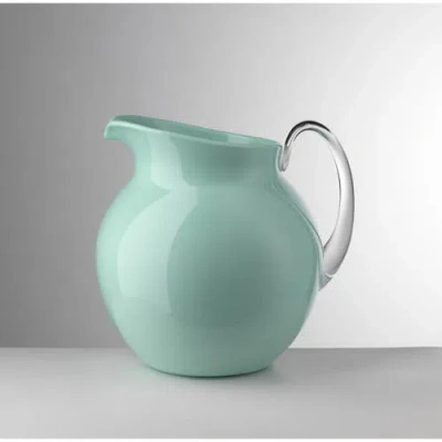 Mario Luca Giusti Palla Glaze Pitcher In Green