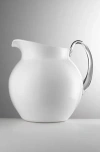 Mario Luca Giusti Acrylic Palla Glazed Pitcher In White