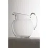 Mario Luca Giusti Palla Transparent Acrylic Pitcher, Clear