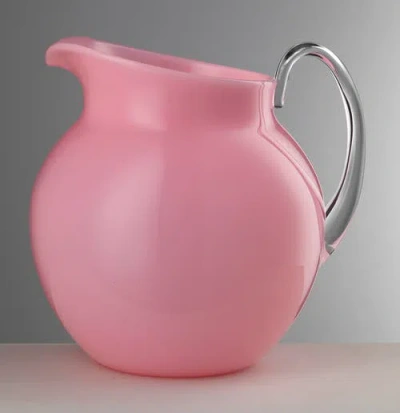 Mario Luca Giusti Pallina Pitcher In Opaque Pink
