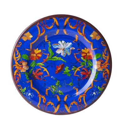 Mario Luca Giusti Pancale Dinner Plate In Multi
