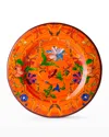 Mario Luca Giusti Pancale Orange Salad And Dessert Plate In Orange