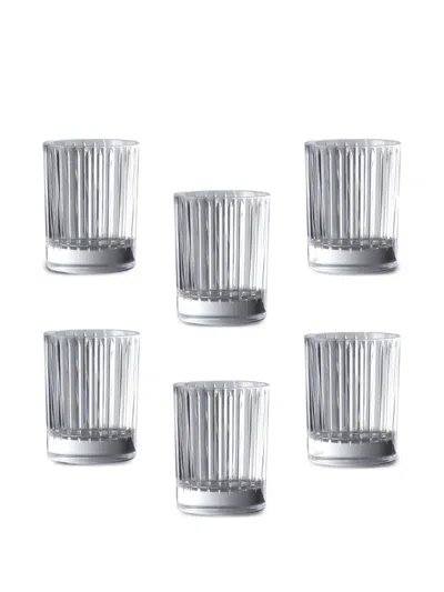 Mario Luca Giusti Peter Glasses (set Of Six) In White