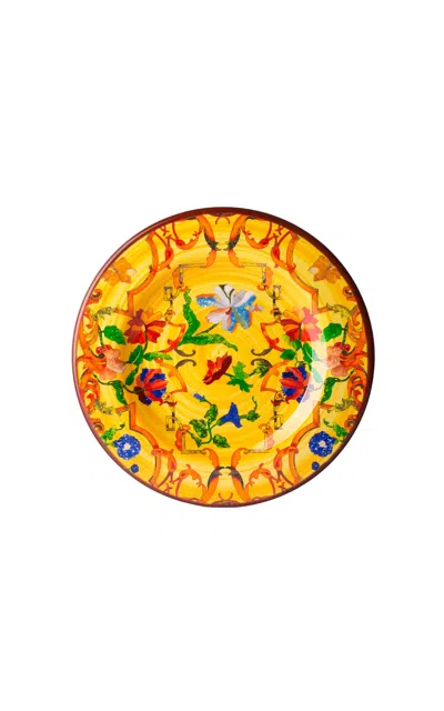 Mario Luca Giusti - Set-of-six Pancale Melamine Dessert Plates - Yellow