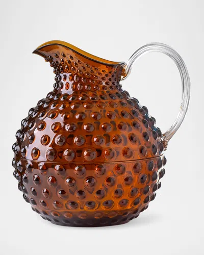 Mario Luca Giusti Sister Rosetta Acrylic Pitcher In Amber
