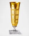 Mario Luca Giusti Winston Flute Glass In Gold