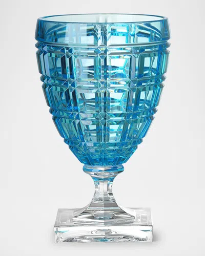 Mario Luca Giusti Winston Water Glass In Blue