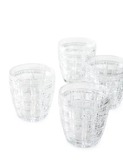 Mario Luca Guisti Winston 4-piece Clear Tumbler Set