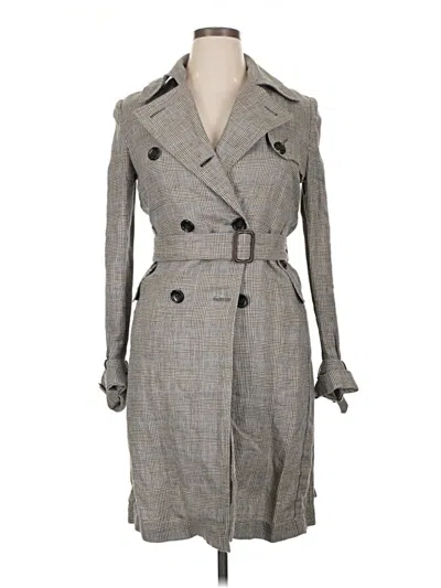 Pre-owned Mario Matteo Trenchcoat In Gray