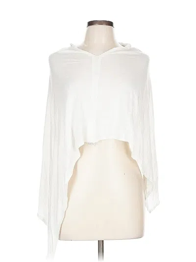 Pre-owned Mario Romano Poncho In White