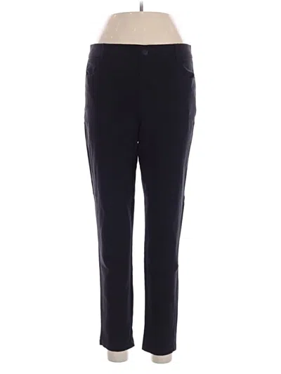 Pre-owned Mario Serrani Active Pants In Black