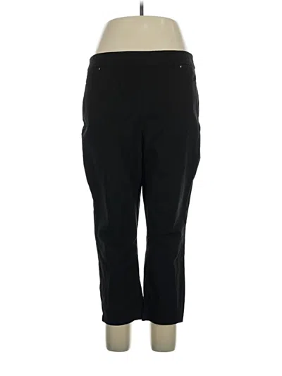 Pre-owned Mario Serrani Active Pants In Black