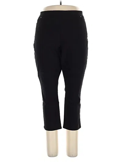 Pre-owned Mario Serrani Active Pants In Black