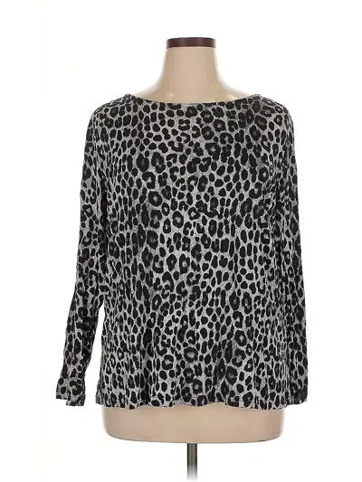 Pre-owned Mario Serrani Long Sleeve T-shirt In Silver