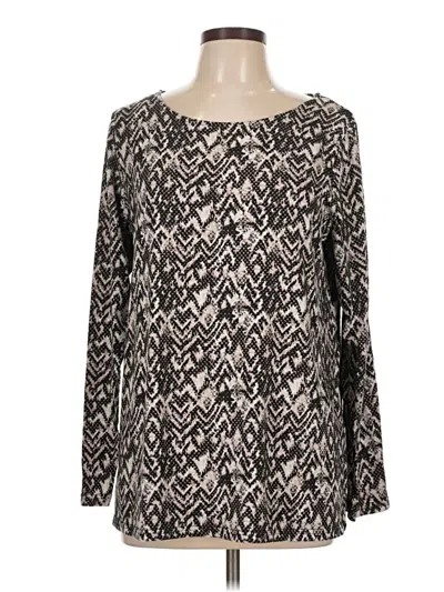 Pre-owned Mario Serrani Long Sleeve T-shirt In Black