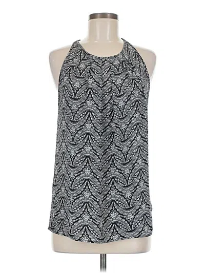Pre-owned Mario Serrani Sleeveless Blouse In Black