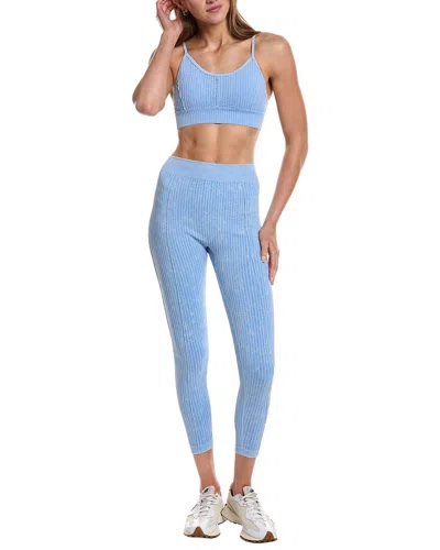 Marion 21in 2pc Seamless Top & Legging Set In Blue