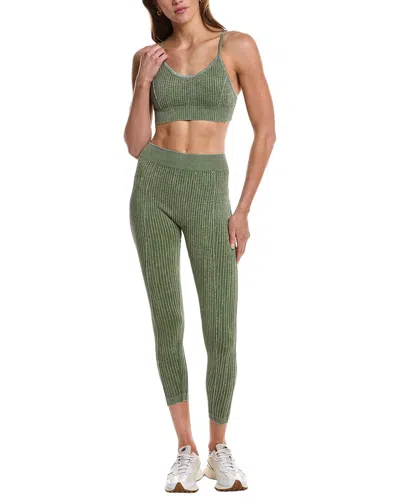 Marion 21in 2pc Seamless Top & Legging Set In Green