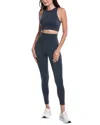 Marion 2pc Bra Top & Legging Set In Gray