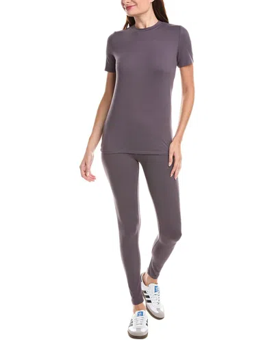 Marion 2pc Casual Top & Legging Set In Purple