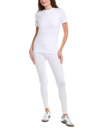 Marion 2pc Casual Top & Legging Set In White