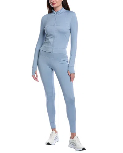 Marion 2pc Jacket & Legging Set In Blue