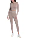 Marion 2pc Jacket & Legging Set In Neutral